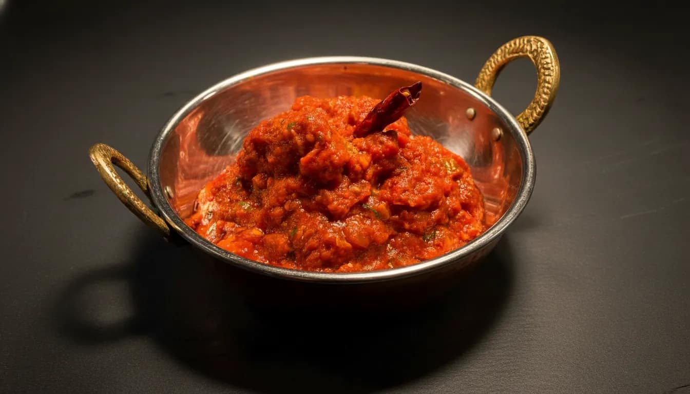 Khasi ko masu goat curry pulled from the bone with basmati rice.