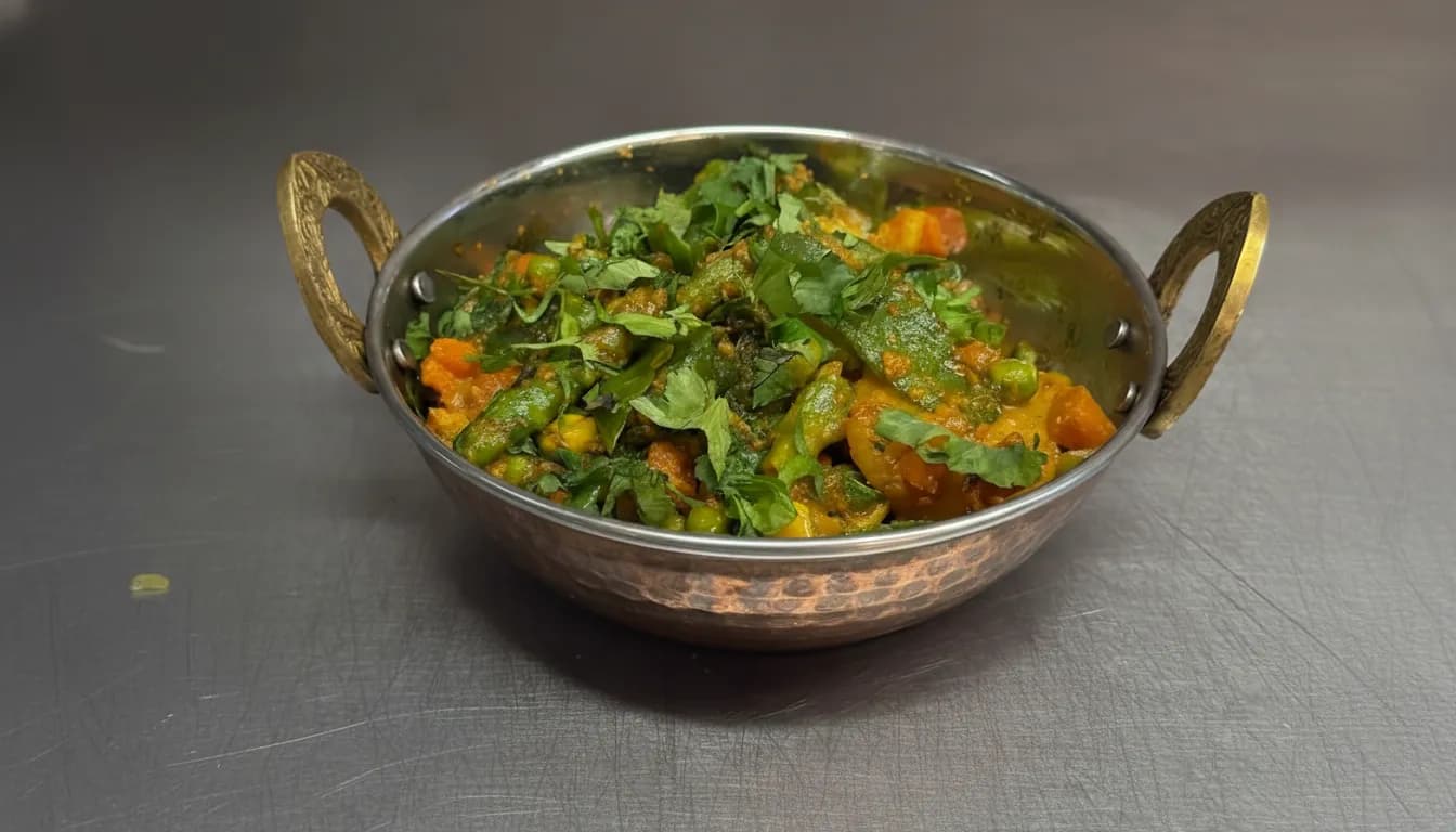 Special veggie tarkari loaded with seasonal vegetables.